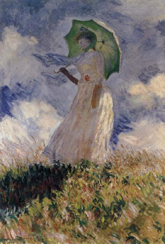 Claude Monet Study of a Figure Outdoors oil painting image